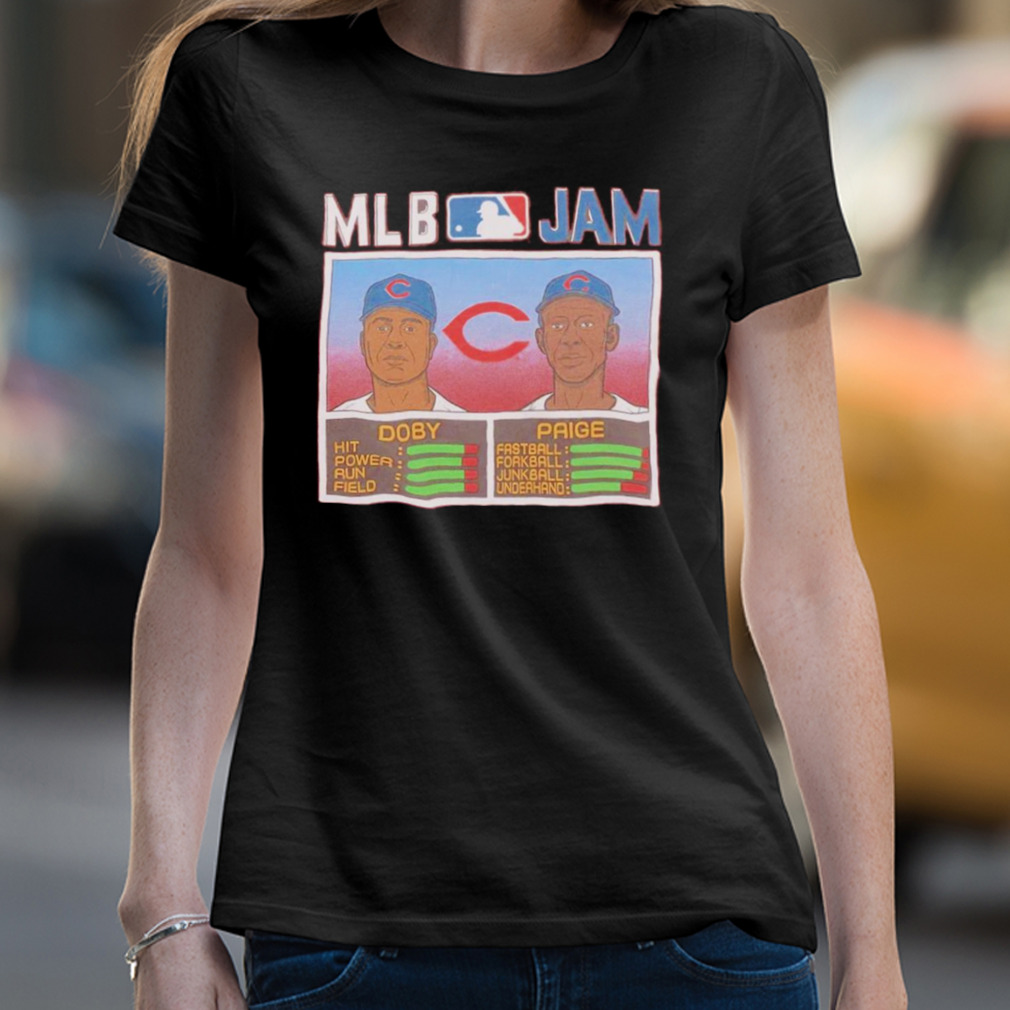 Mlb Jam Cleveland Larry Doby And Satchel Paige Logo Shirt, hoodie