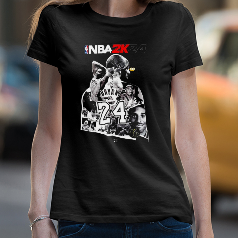 Bage Maladroit studie Kobe Bryant Number 24 NBA 2K24 Fan Gifts T-Shirt