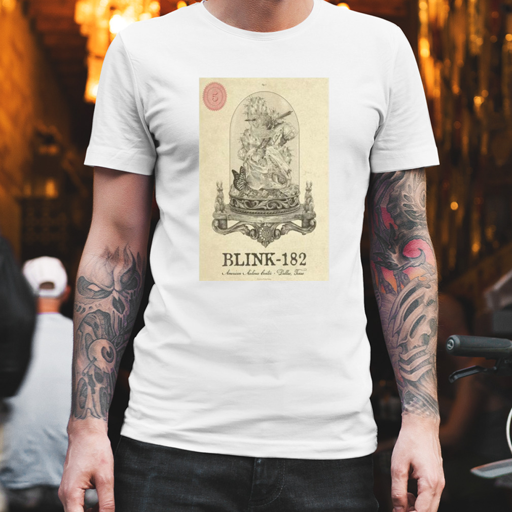 Blink-182 World Tour Dallas TX July 05 2023 Poster Shirt