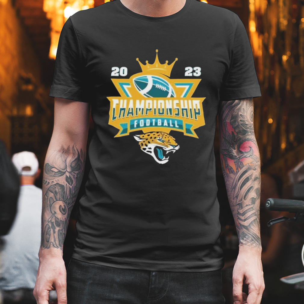 Jacksonville Jaguars Football NFL 2023 Championship Crown Logo Shirt