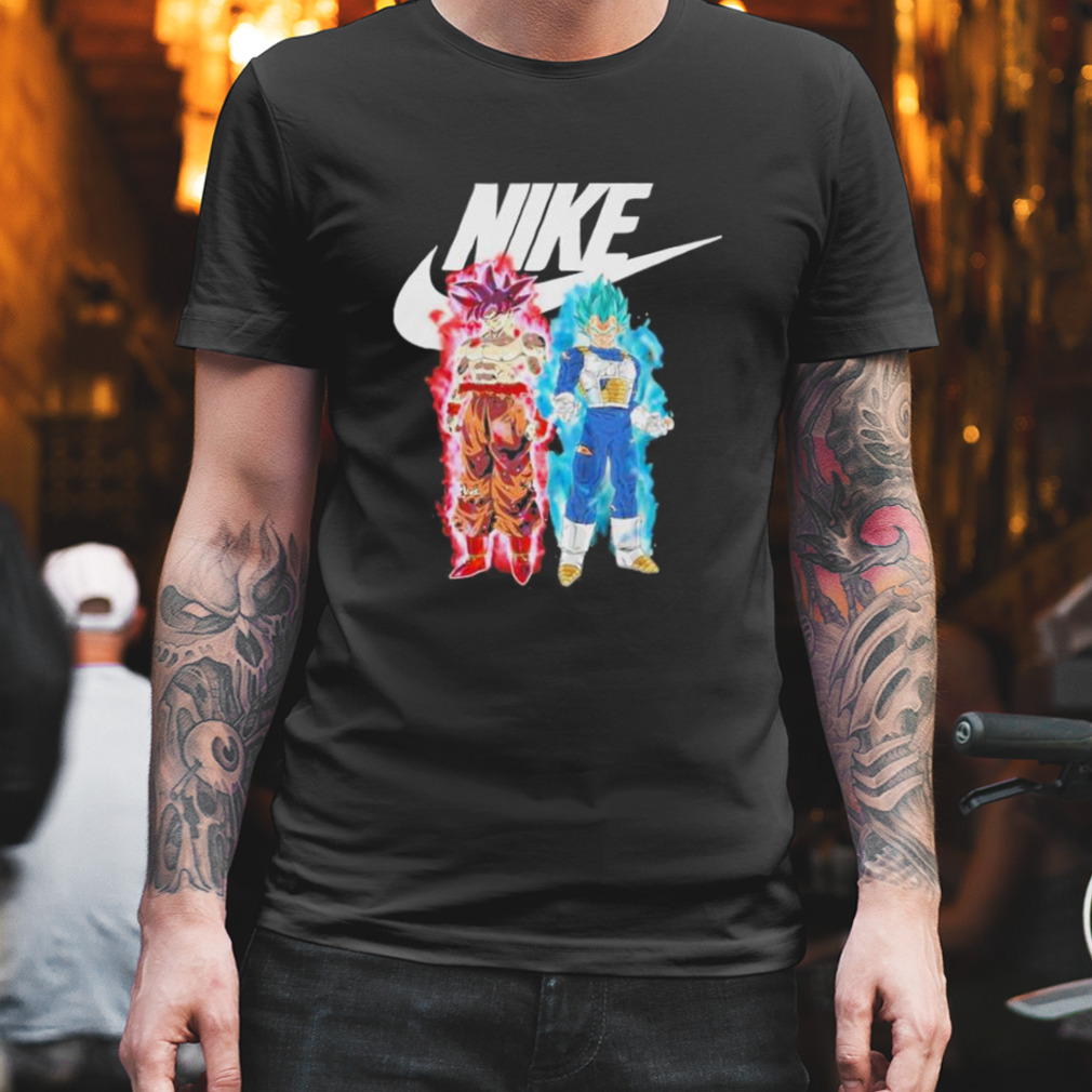 Nike Dragon Ball Son Goku And Vegeta 2023 T-Shirt