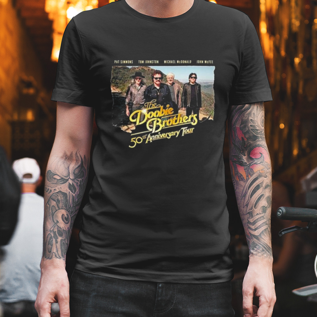 The Doobie Brothers 50th Anniversary 2023 Tour Shirt