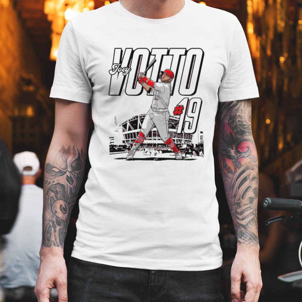 Joey Votto 19 Cincinnati Reds Stadium Art Shirt - Reallgraphics