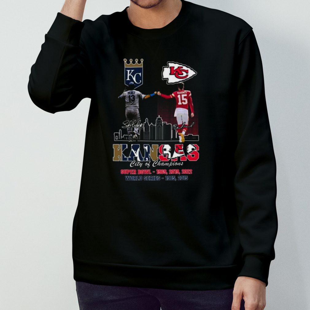 Funny Kansas City Patrick Mahomes and Perez signaturess shirt, hoodie,  longsleeve tee, sweater