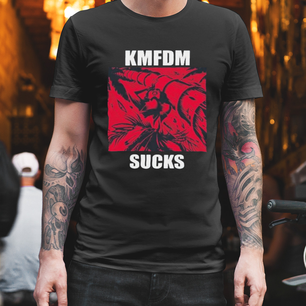 Kmfdm Sucks Blood Red Rare Shirt