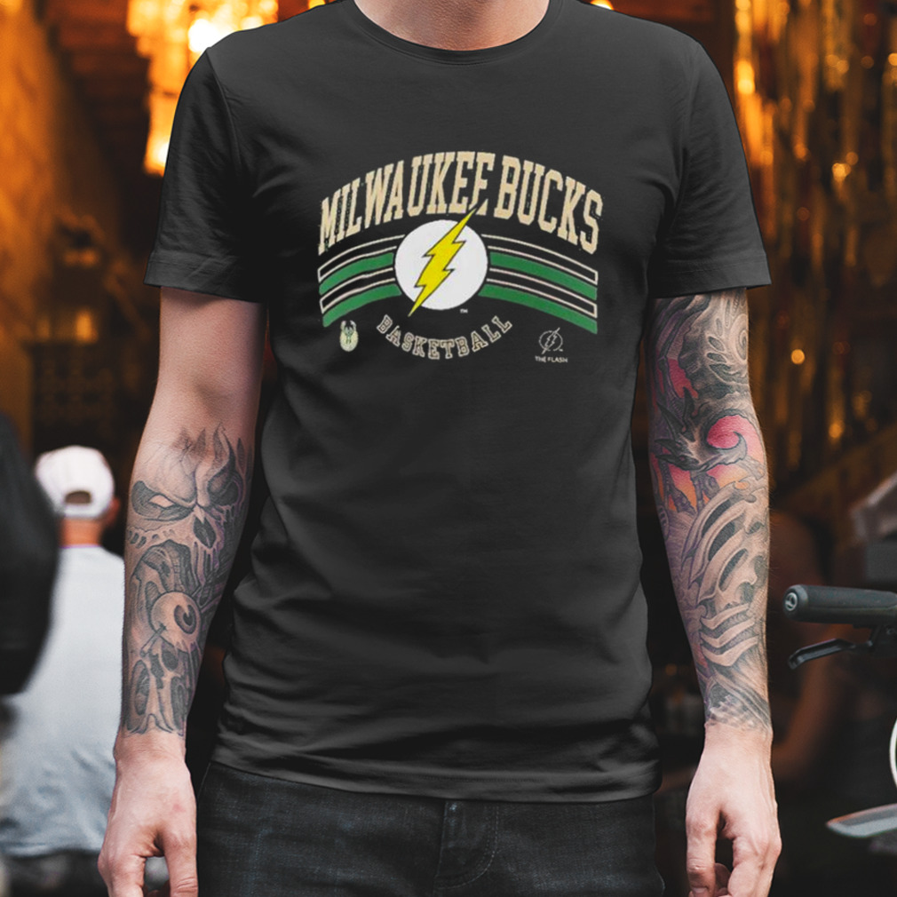 Milwaukee Bucks DC The Flash Basketball Graphic T-Shirt