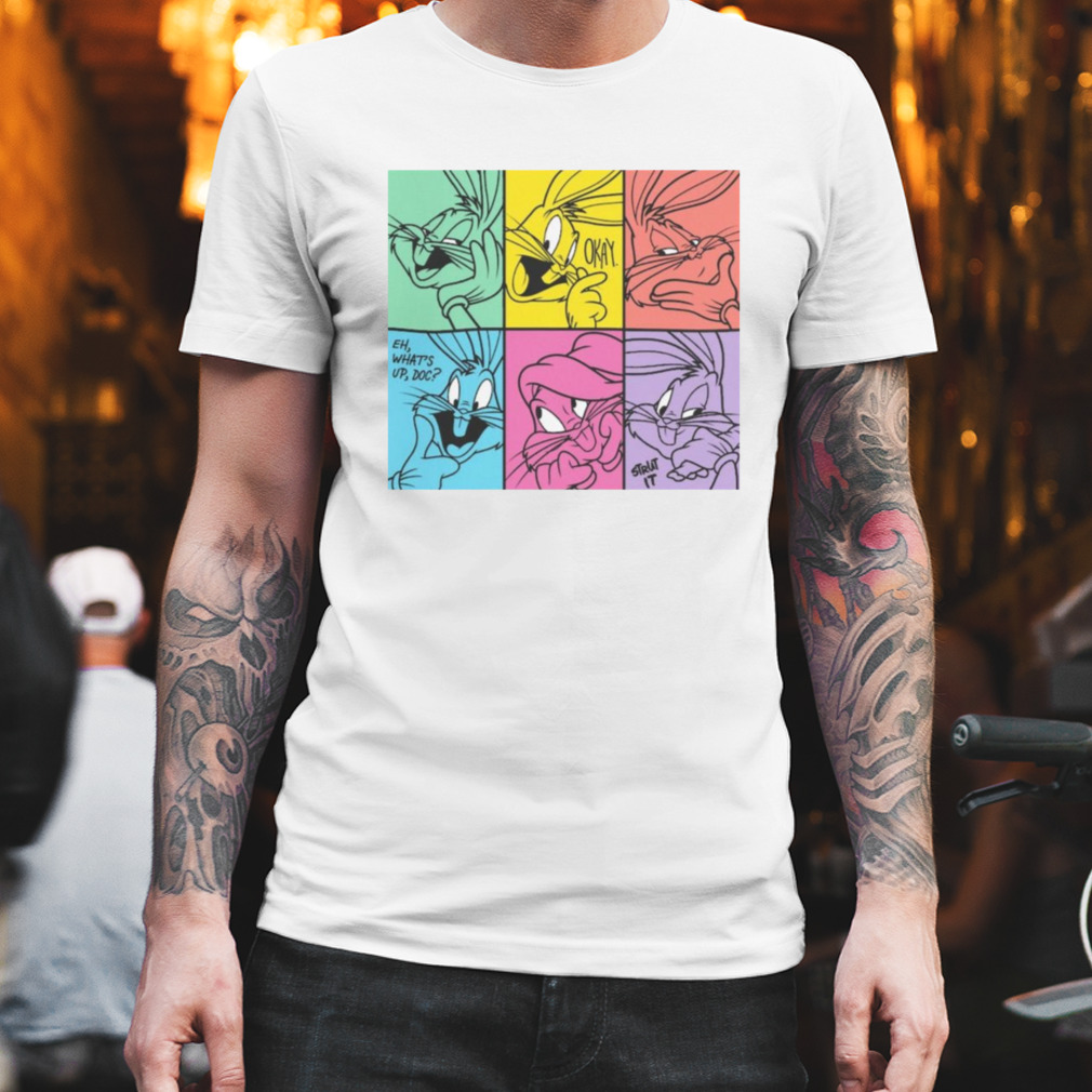 Looney tunes bugs bunny color blocks T-shirt