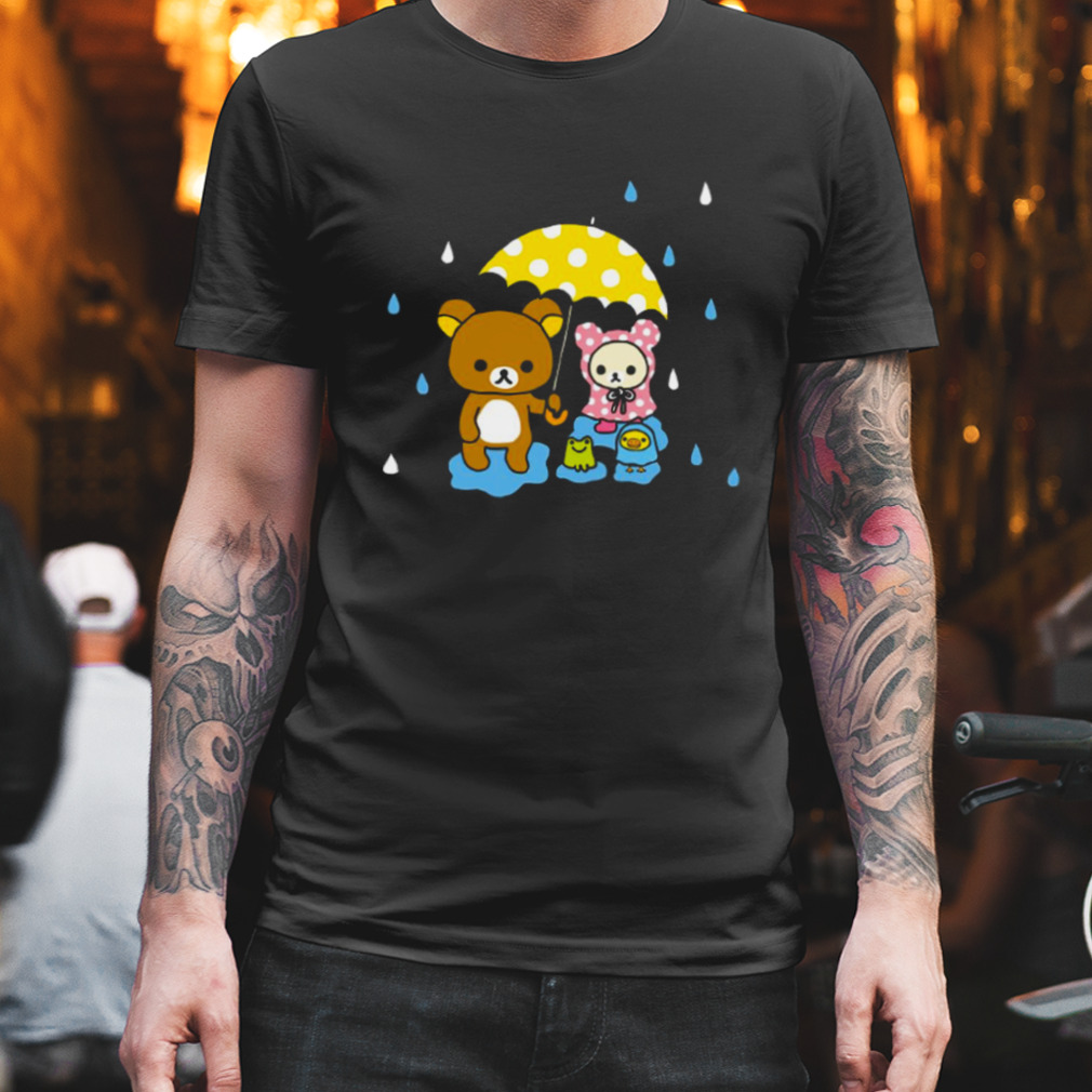 Rilakkuma And Korilakkuma In The Rain shirt