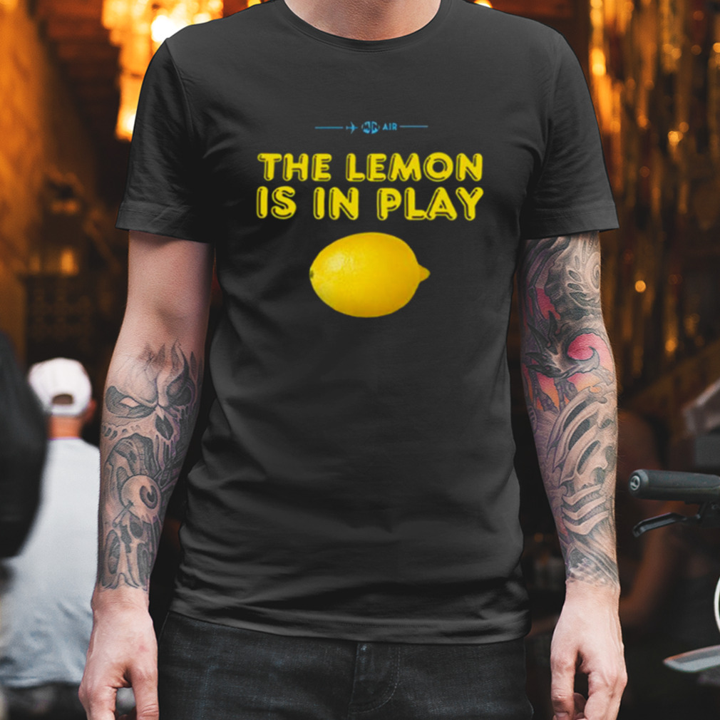 Cabin Pressure The Travelling Lemon Is In Play shirt
