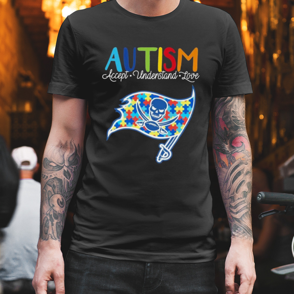 Tampa Bay Buccaneers Autism Accept Understand Love 2023 Shirt