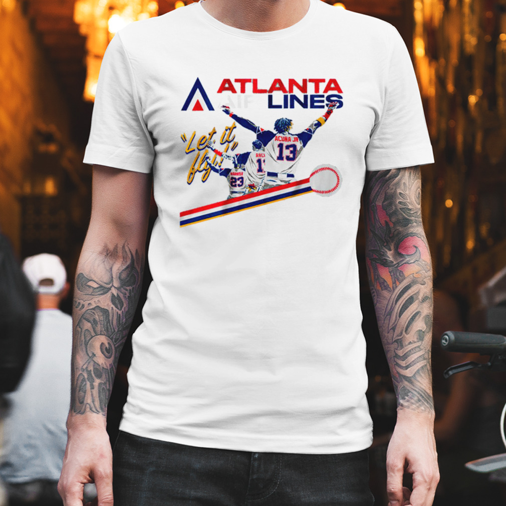 Atlanta Airlines Let It Fly Atlanta Braves shirt, hoodie, sweater