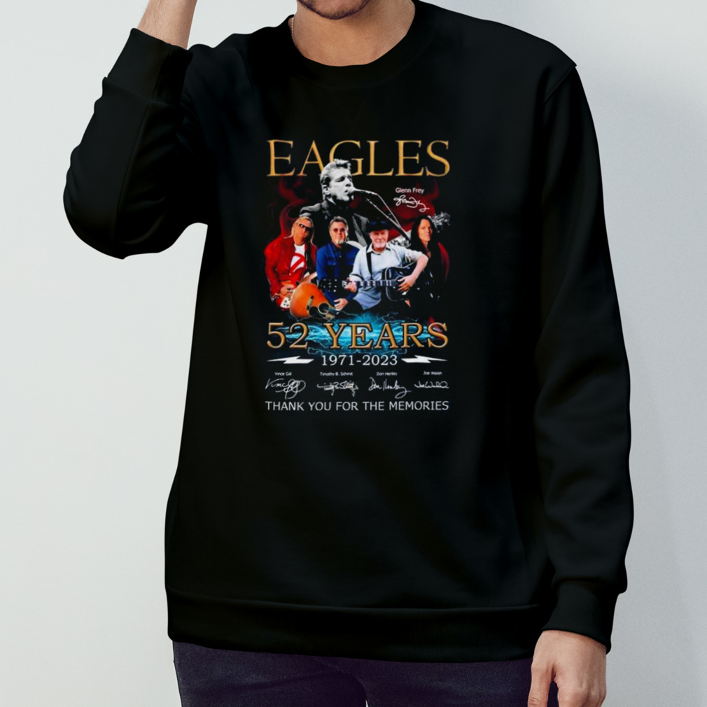 Eagles Band Rip Glenn Frey 52 Years 1971-2023 Memories Shirt