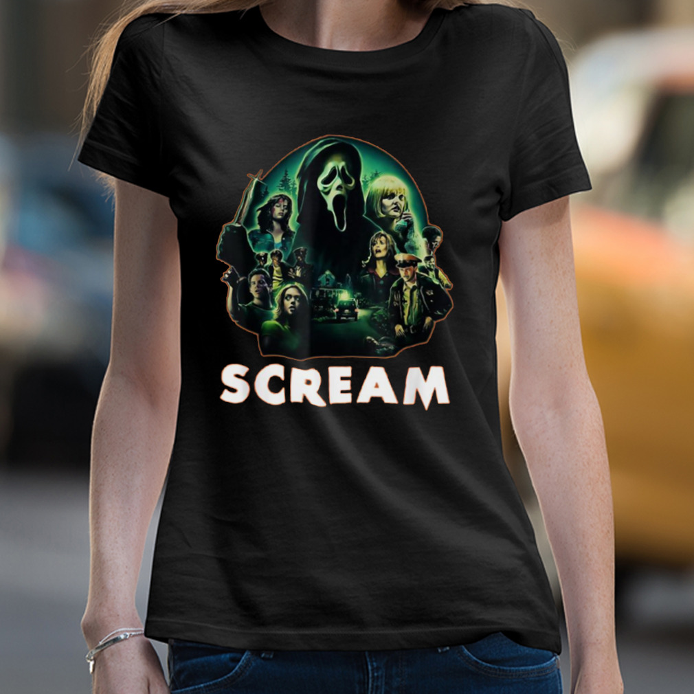 Scream Ghostface Creepy 80s Horror Movie Halloween shirt