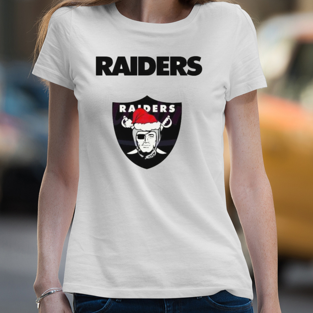 Oakland Raiders NFL Christmas Logo Shirt