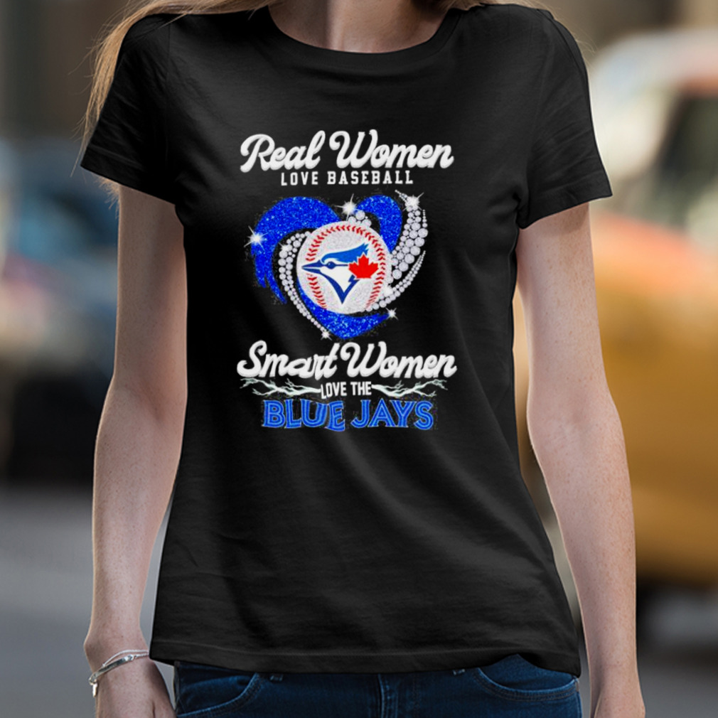 Real Women Love Baseball Smart Women Love The Toronto Blue Jays Men'S Heart  Shirt - Teespix - Store Fashion LLC