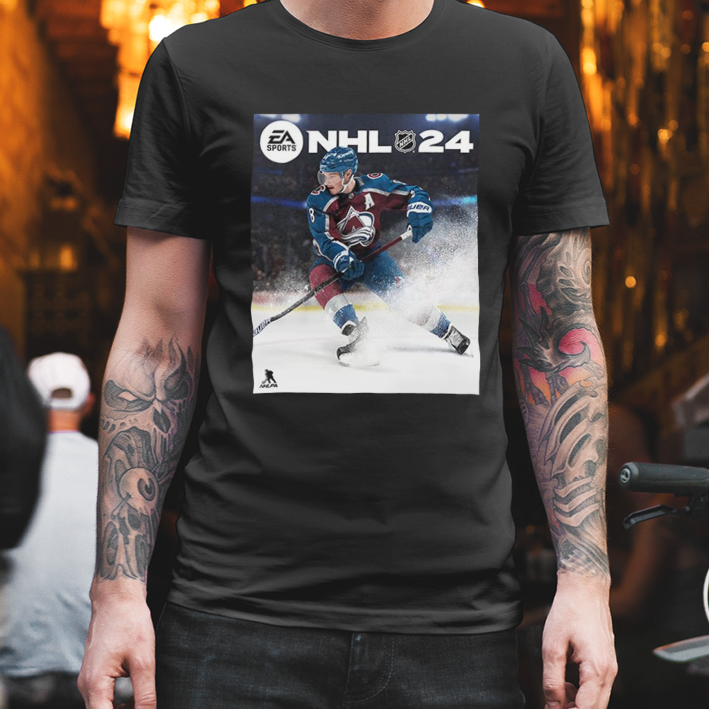 NHL 24 Cover Athlete Cale Makar EA sports poster shirt, hoodie, sweater and  long sleeve