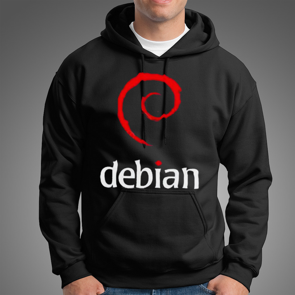 debian logo black