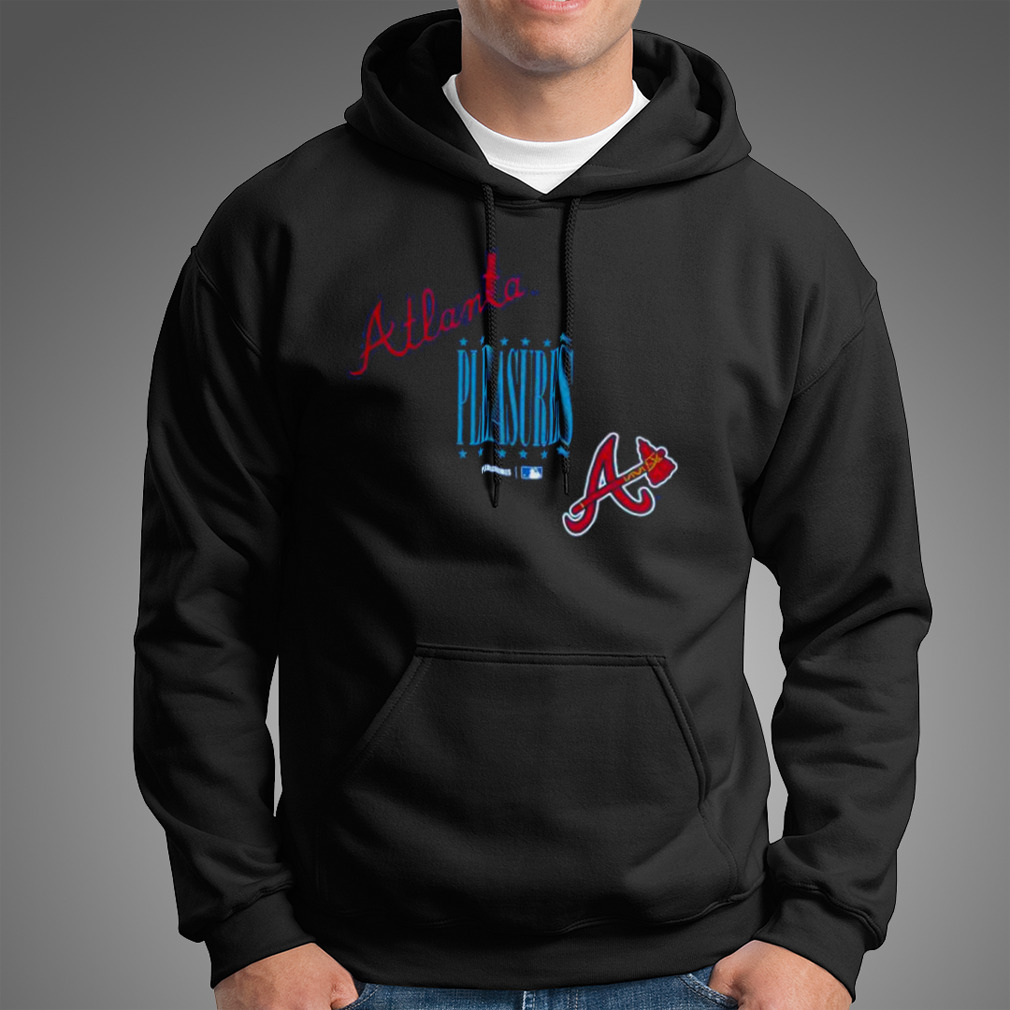 Official Atlanta Braves PLEASURES Repurpose T-Shirt, hoodie