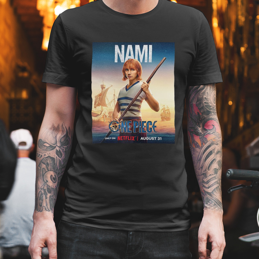 Nami One Piece Live Action Netflix Poster T-Shirt