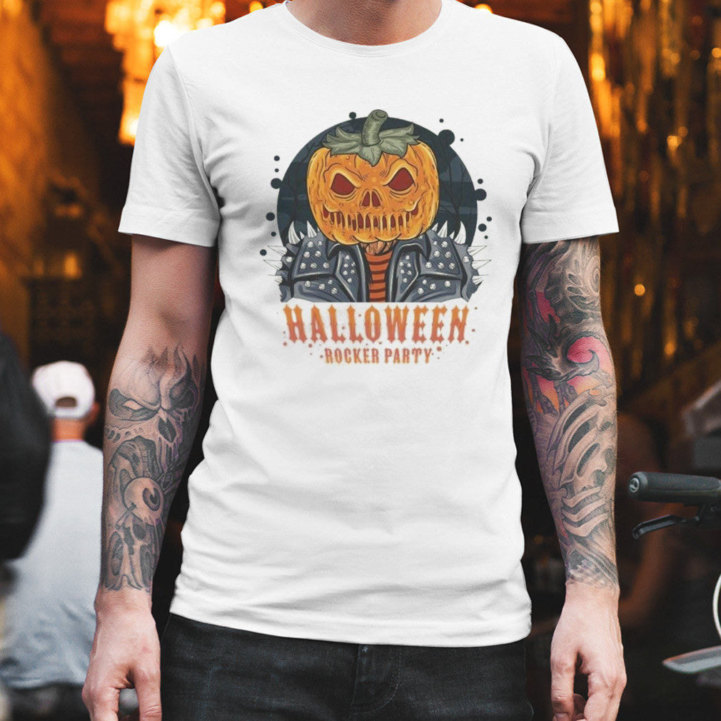 Pumpkin Head Rocker Draw Halloween 2023 Shirt