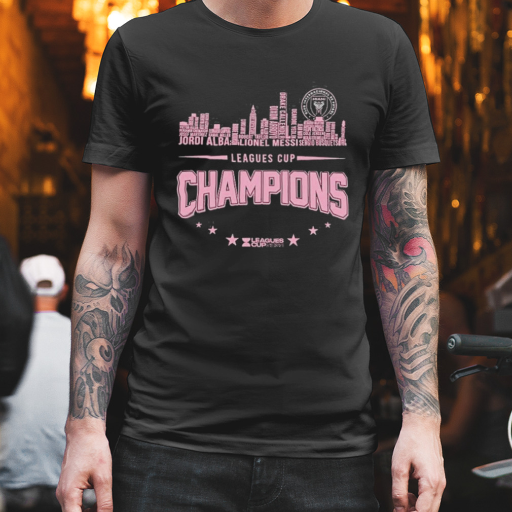 Lionel Messi Inter Miami Leagues Cup Champions 2023 Shirt