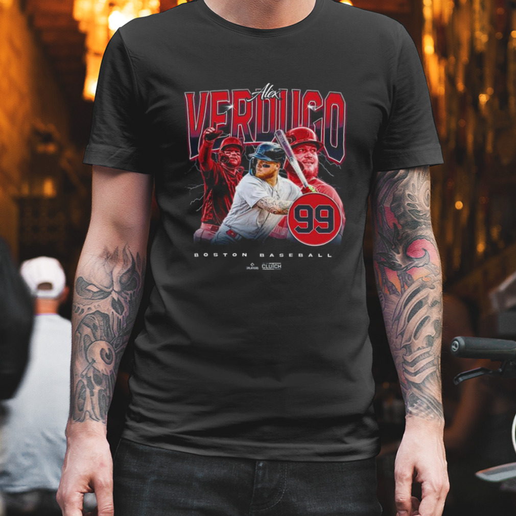 Alex Verdugo Retro 90s Boston Baseball T-shirt