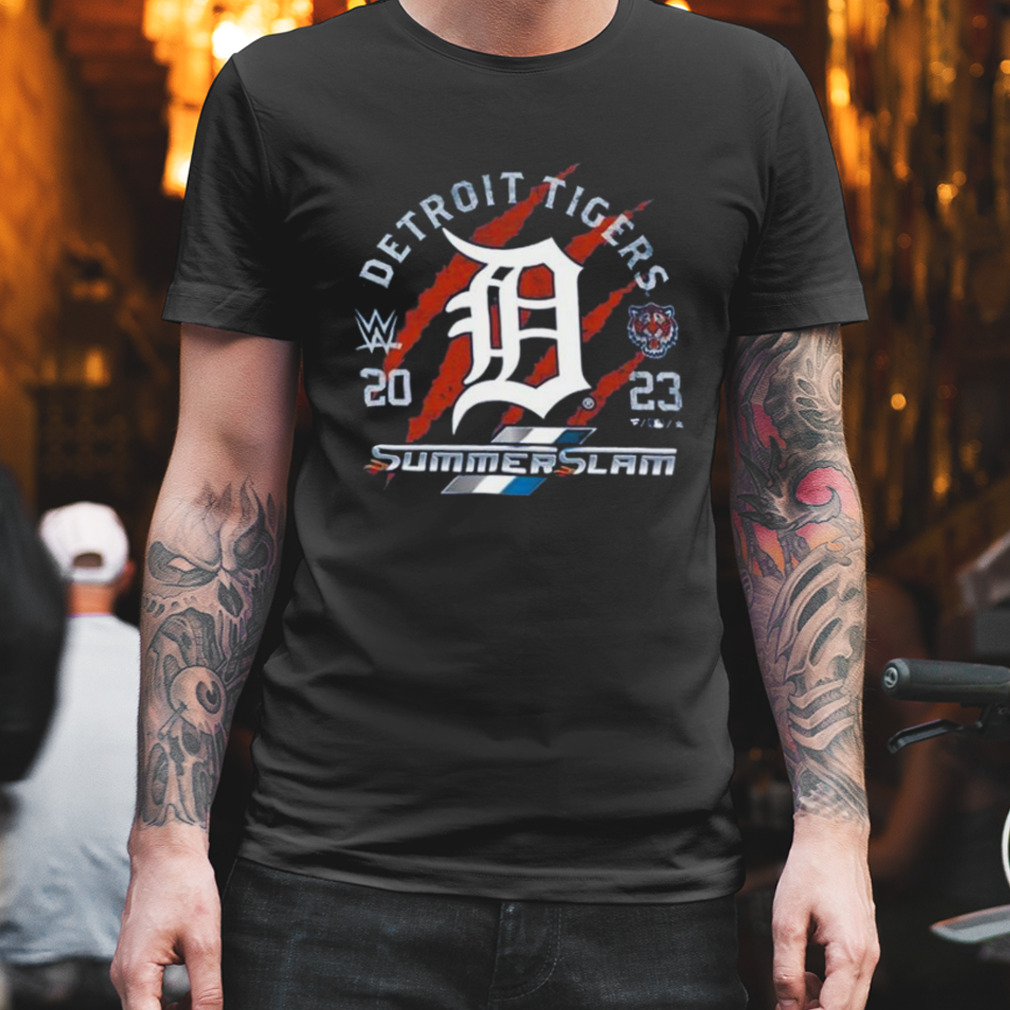 Detroit Tigers X 2023 SummerSlam T-Shirt