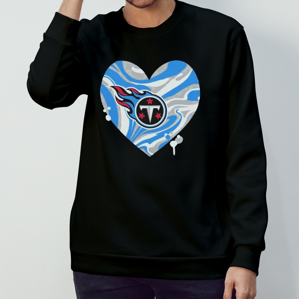 Tennessee Titans Girls Youth Drip Heart Dolman Shirt, hoodie, sweater, long  sleeve and tank top