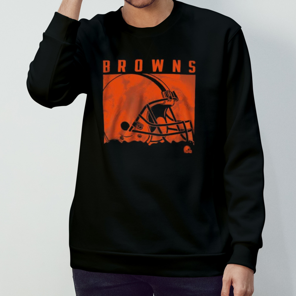 Nfl Team Apparel Youth Cleveland Browns Liquid Camo T-shirt