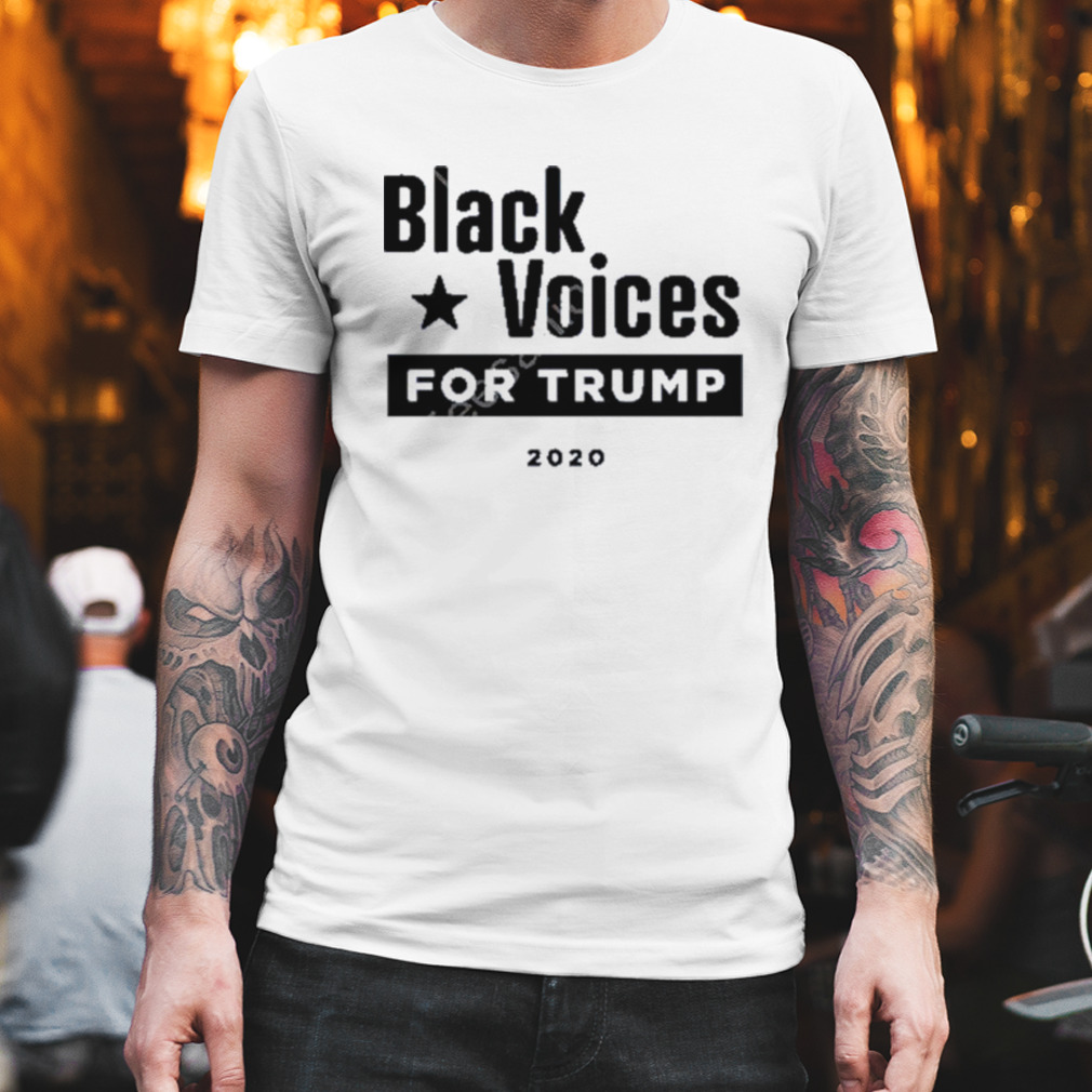 Black voices for Trump 2020 T-shirt