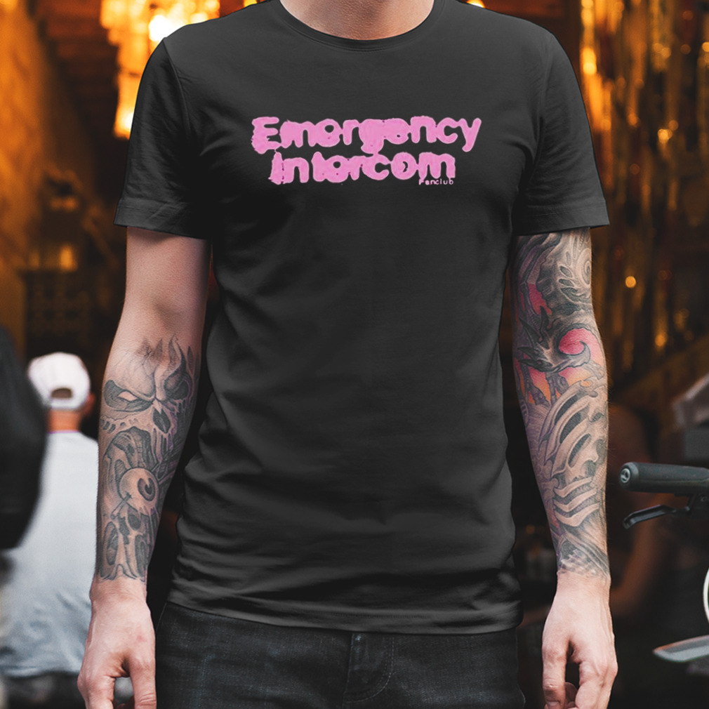 Emergency Intercom Fan Club art poster design T-shirt
