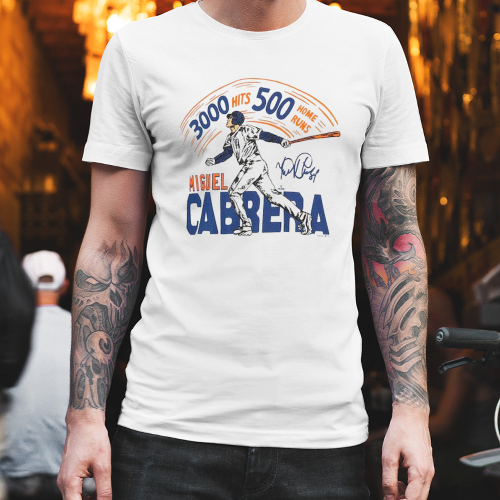 Detroit Tigers Miguel Cabrera 3,000 Hits T-Shirt, hoodie, sweater