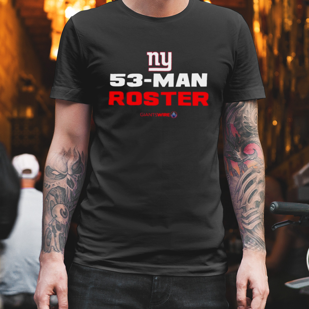 New York Giants 53-Man Roster Shirt