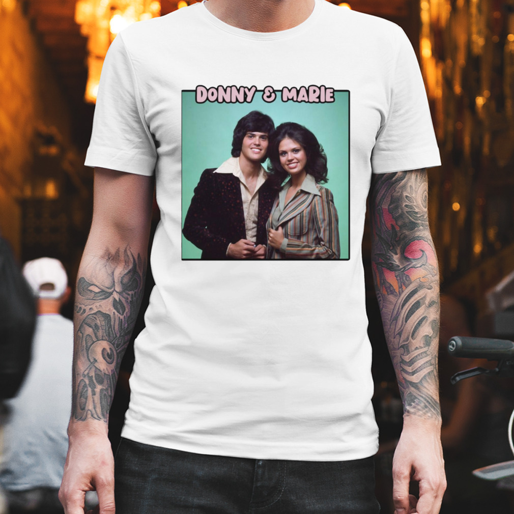 Retro 90s Donny And Marie Osmond shirt