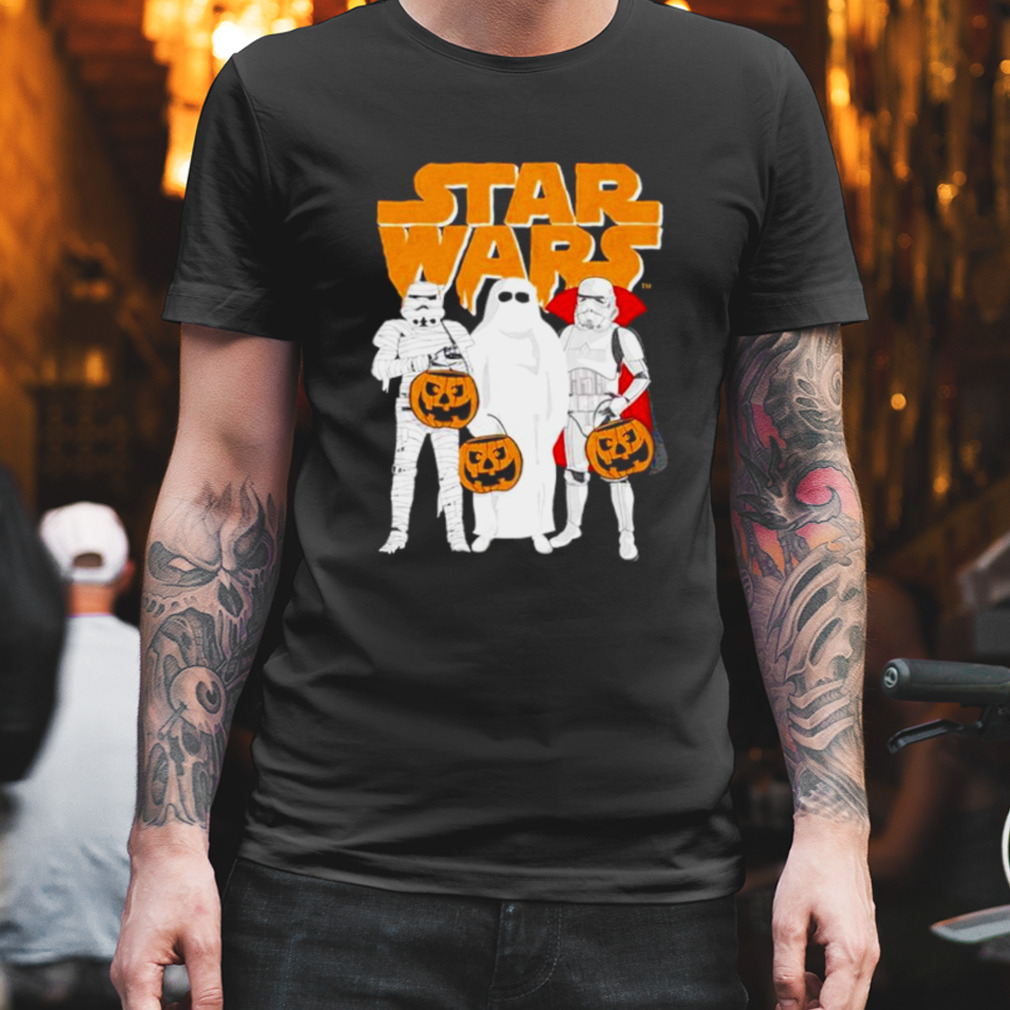 Star Wars stormtroopers trick or treating shirt