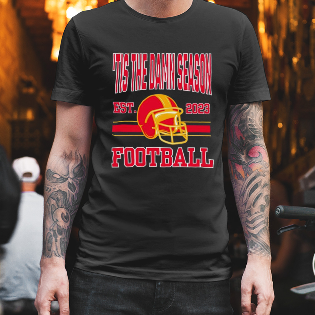 Kansas City Chiefs ‘Tis The Damn Season Football Est 2023 T-Shirt