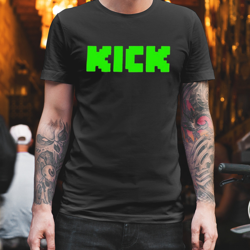 Kick green logo shirt