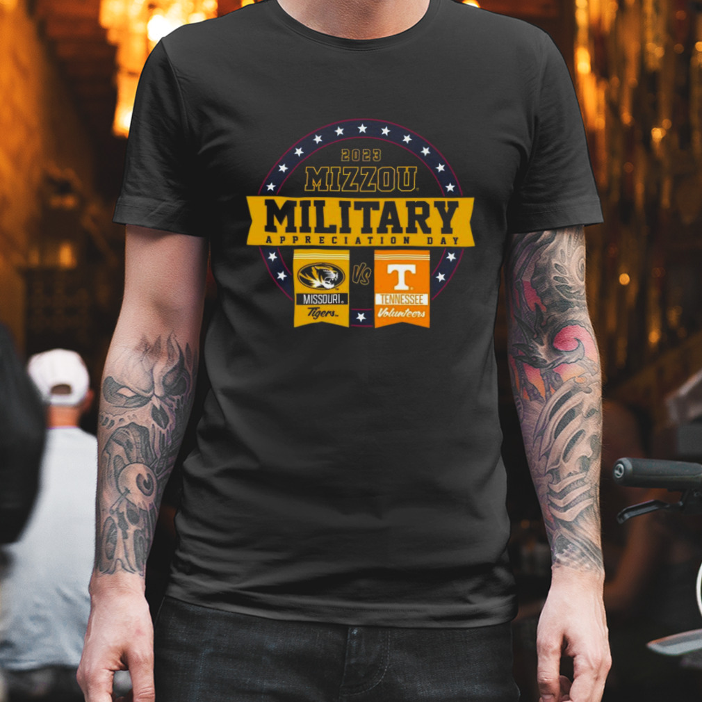 Mizzou Tigers Vs Tennessee Volunteers 2023 Mizzou Military Appreciation Day T-Shirt