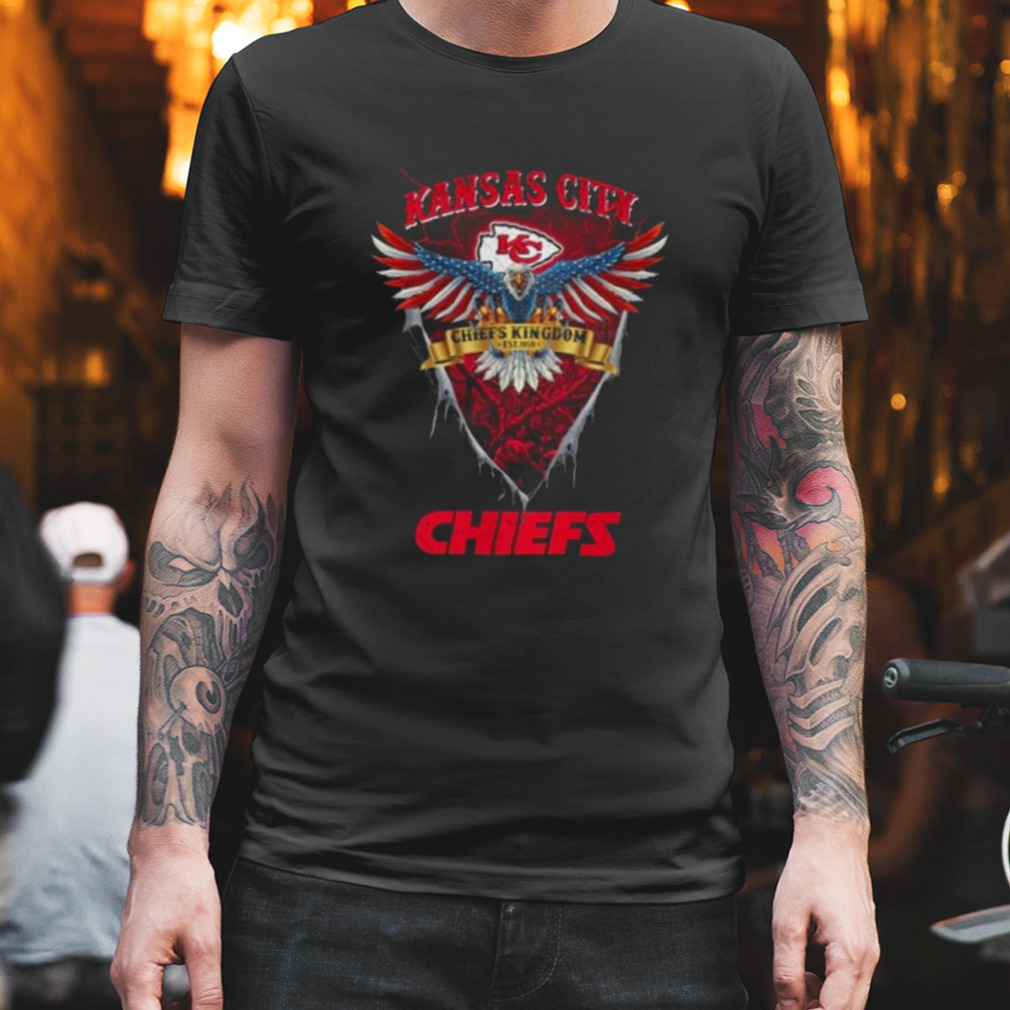 NFL US Eagle Chiefs Kingdom Kansas City Chiefs T-Shirt