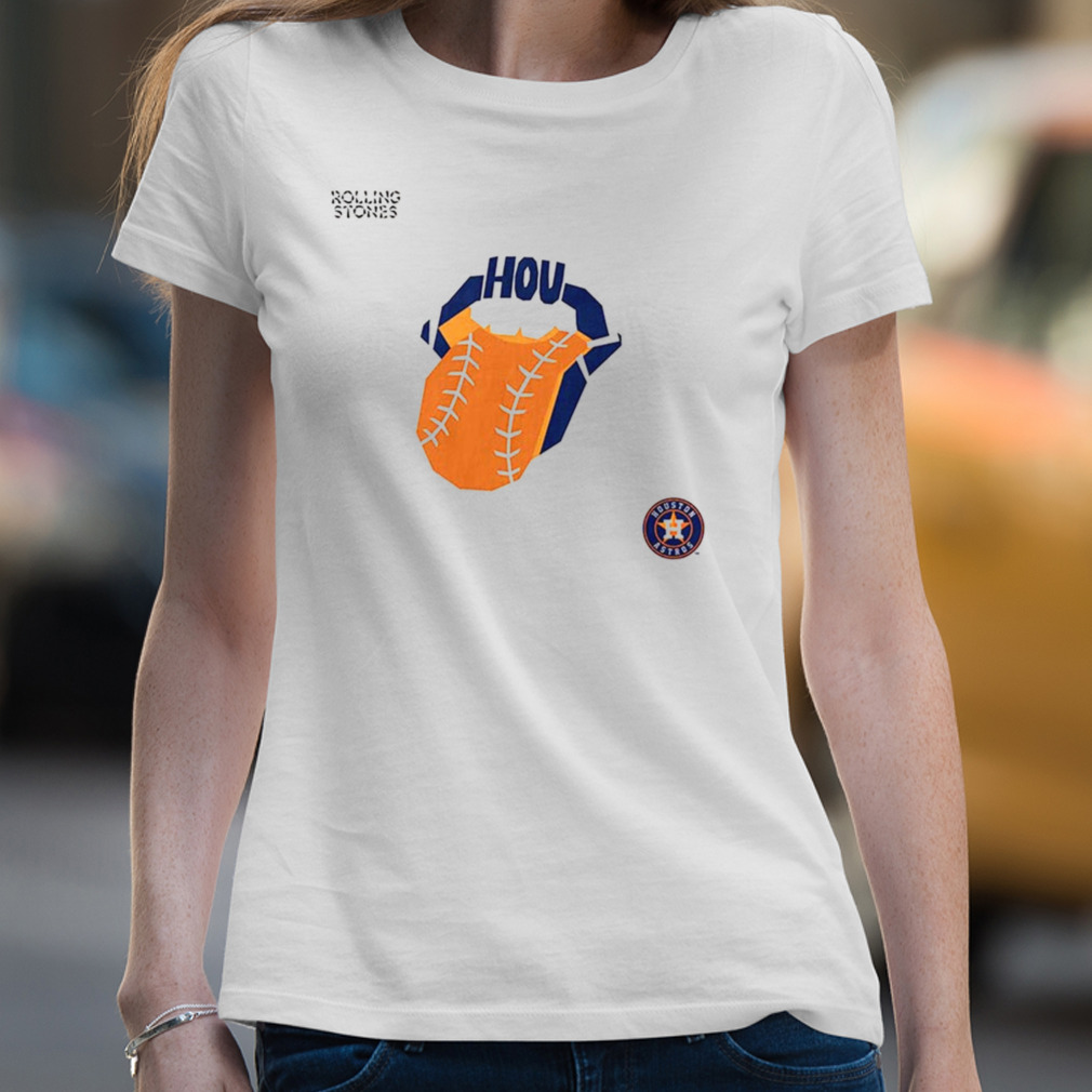 The Rolling Stones x Houston Astros Vinyl MLB Hackney Diamonds Limited  Edition Unisex T-Shirt - Mugteeco