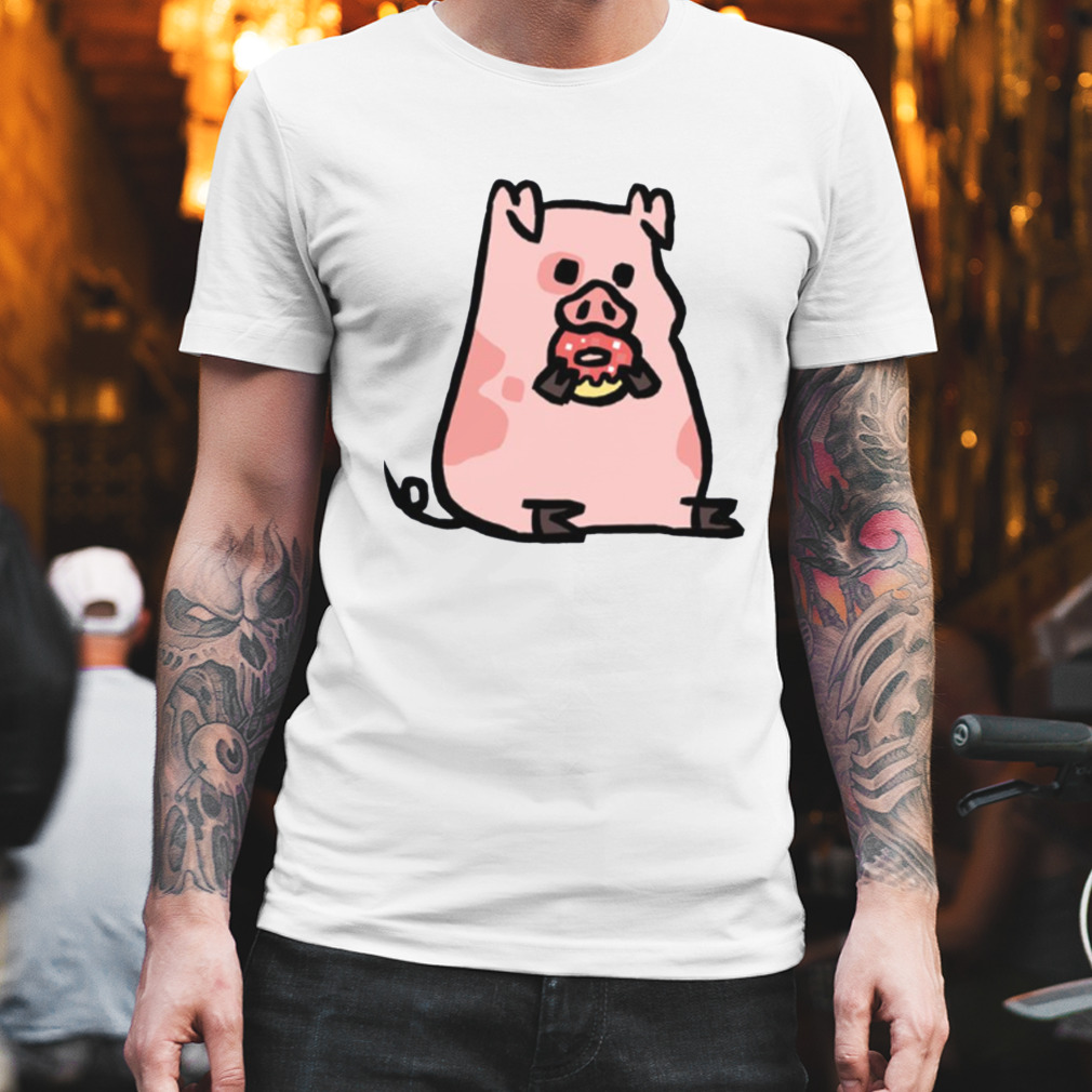 Pink Donut Piggy Pusheen shirt