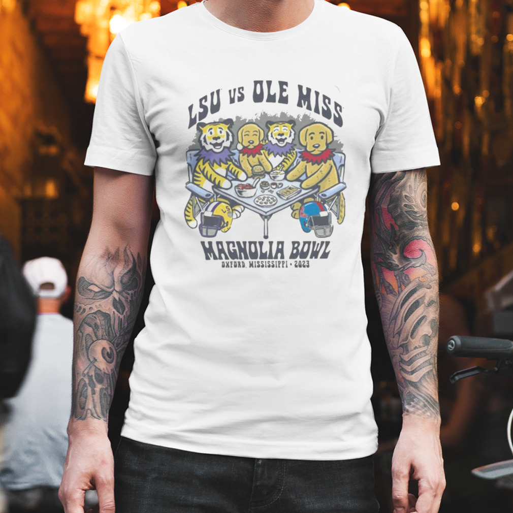 Lsu Tigers Vs Ole Miss Rebels Magnolia Bowl Oxford Mississippi 2023 T-shirt