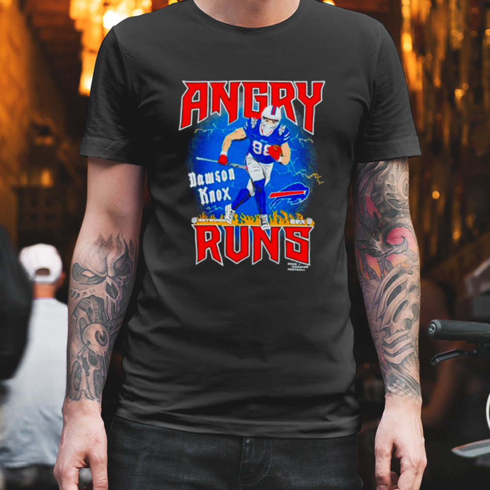 Angry Runs Bills Dawson Knox shirt