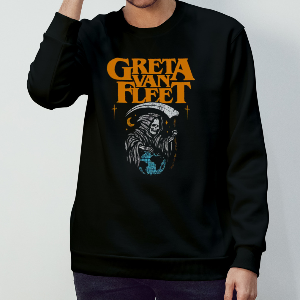 Greta Van Fleet Retro Musical Shirt, Boho Vintage Musician Hoodie Long  Sleeve - Reallgraphics