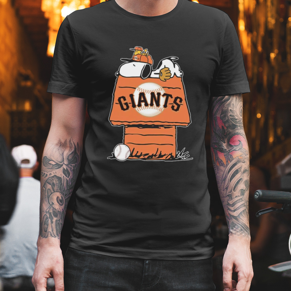 San Francisco Giants Baseball Snoopy And Woodstock The Peanuts 2022 T Shirt