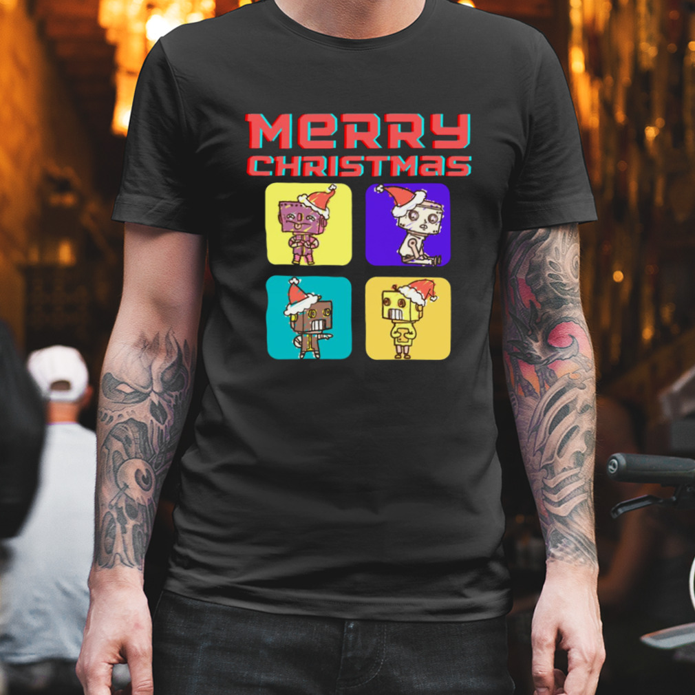 Robot Christmas 2023 shirt