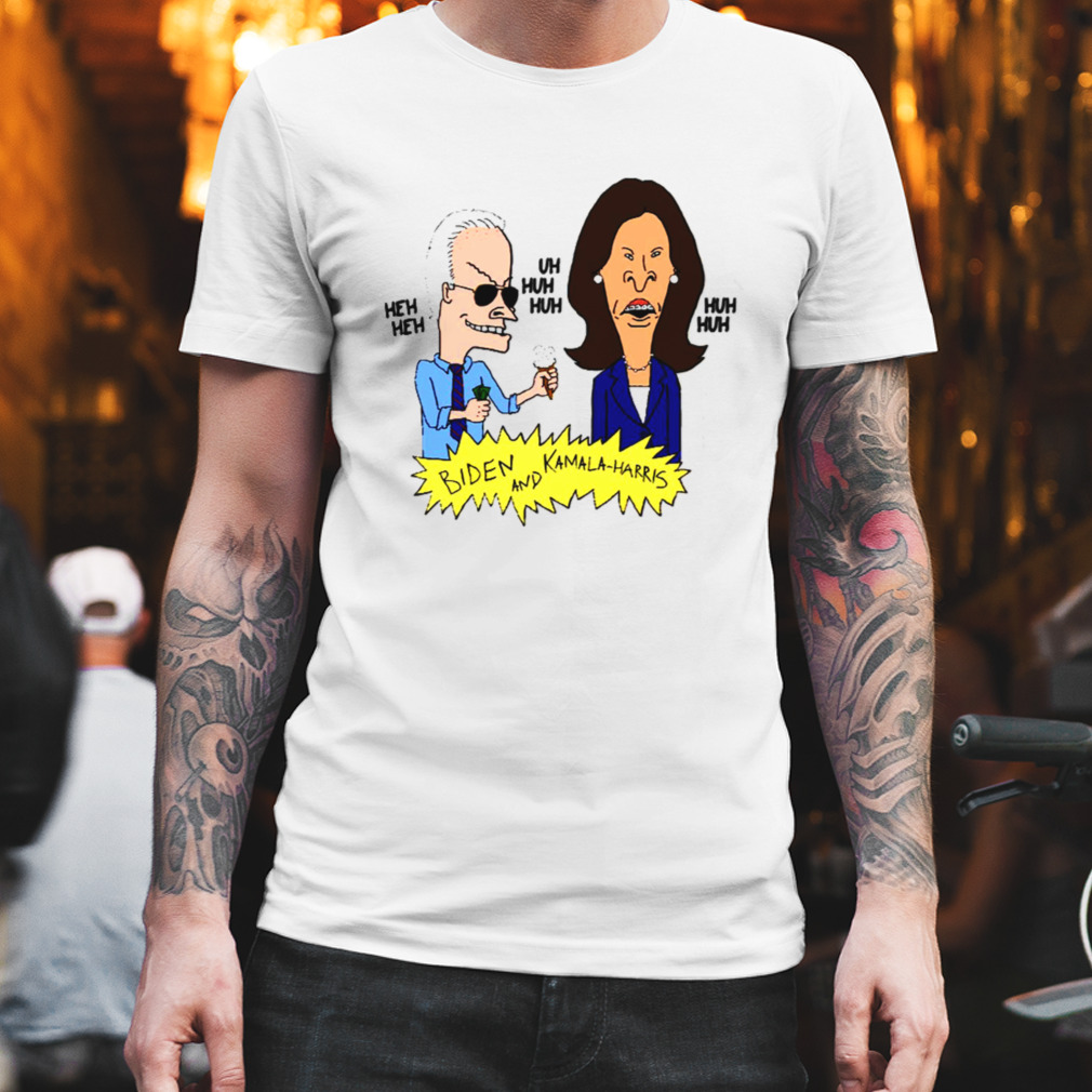 Beavis and Butthead Biden and Kamala Parody shirt
