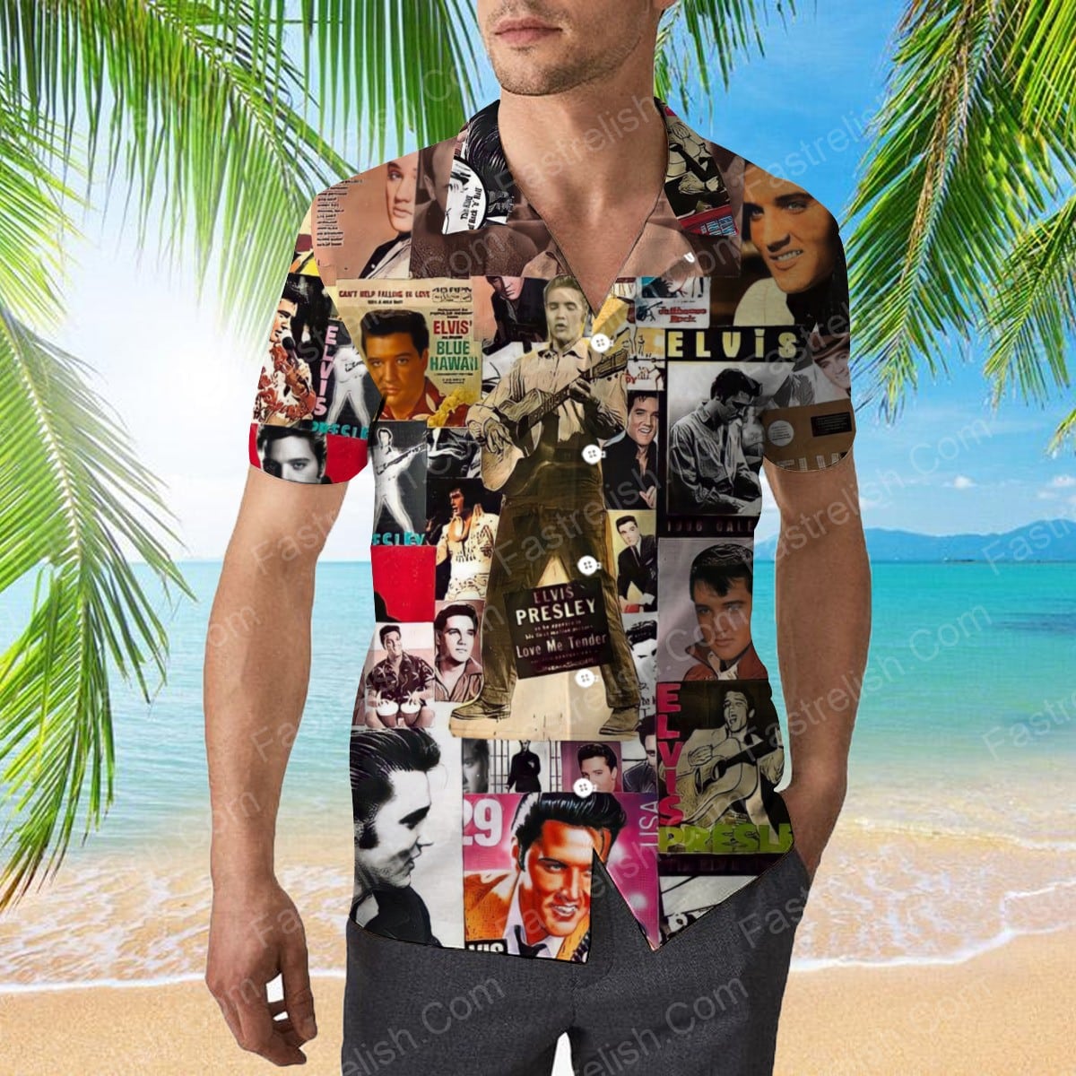 Elvis Presley album cover Hawaiian Shirt