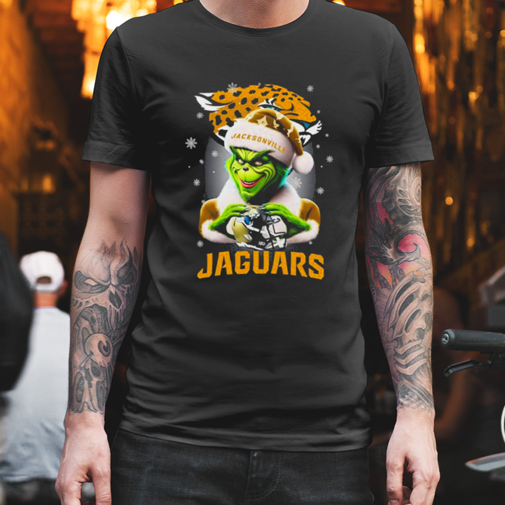 Santa Grinch Love Jacksonville Jaguars Merry Christmas shirt