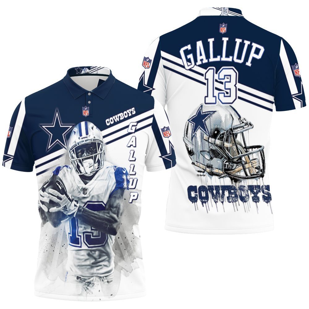 Dallas Cowboys Michael Gallup 13 3d Polo Shirt All Over Print Shirt 3d T-shirt